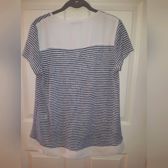 (L)🚨🔥Vtg Bali🔥🚨Striped Sailor Top Ptp 20"× L 26.5" - Picture 8 of 8